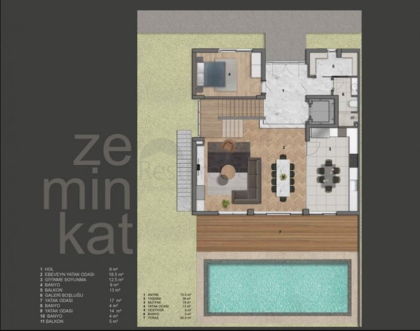 مشروع استثماري لفيلات في كونيالتي أنطاليا