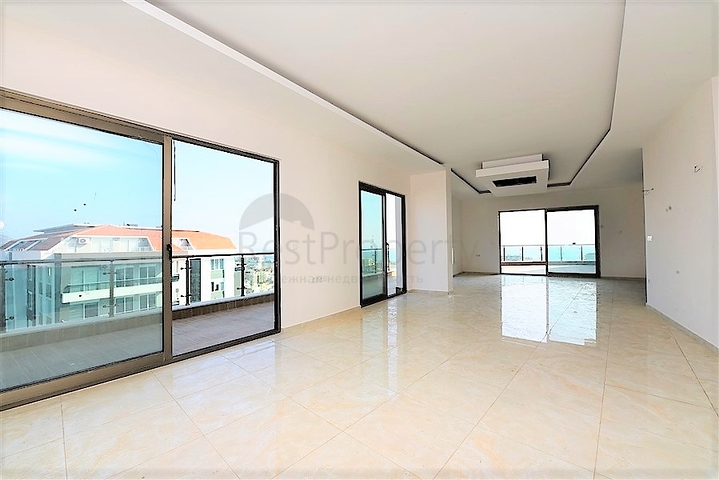 اطلالة بحرية ساحر- تراس واسع - دوبلكس غرفتين وصالة ضمن مجمع خمس نجوم في مهموتلار - الانيا 