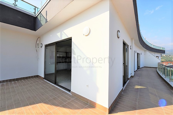 اطلالة بحرية ساحر- تراس واسع - دوبلكس غرفتين وصالة ضمن مجمع خمس نجوم في مهموتلار - الانيا 