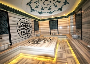 اطلالة بحرية مباشرة -شقة من تصميم غرفة وصالة ضمن مجمع سكني حديث في مهموتلار - الانيا 