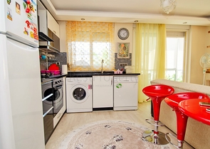 شقة بغرفة نوم واحدة مع أثاث في ليمان كونيالتي أنطاليا