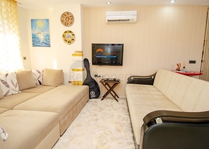 شقة بغرفة نوم واحدة مع أثاث في ليمان كونيالتي أنطاليا