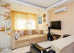 شقة بغرفة نوم واحدة مع أثاث في ليمان كونيالتي أنطاليا