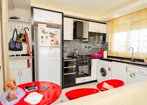 شقة بغرفة نوم واحدة مع أثاث في ليمان كونيالتي أنطاليا