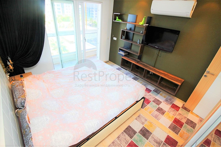 اطلالة بحر مباشرة - غرفة نوم وصالة مؤثثة في كاستل - الانيا 