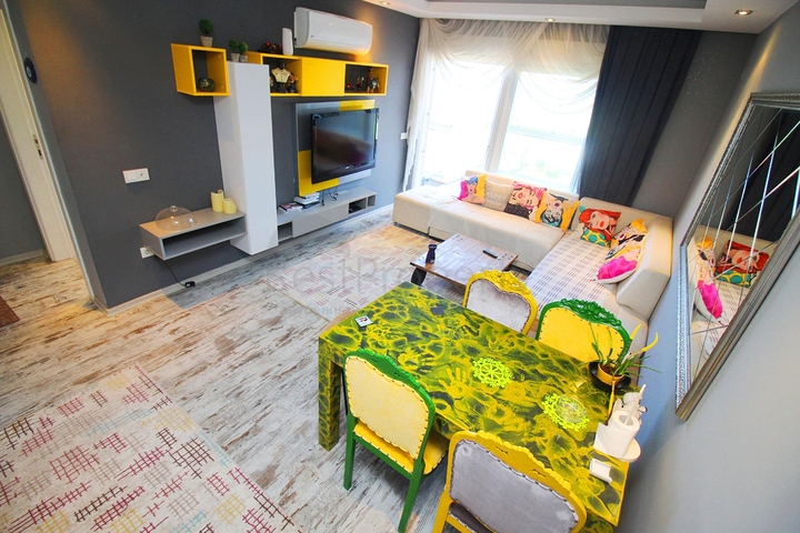 اطلالة بحر مباشرة - غرفة نوم وصالة مؤثثة في كاستل - الانيا 