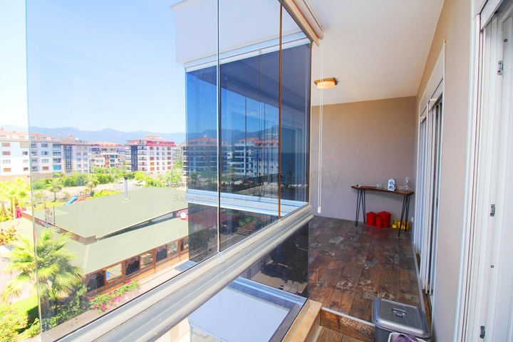 اطلالة بحر مباشرة - غرفة نوم وصالة مؤثثة في كاستل - الانيا 