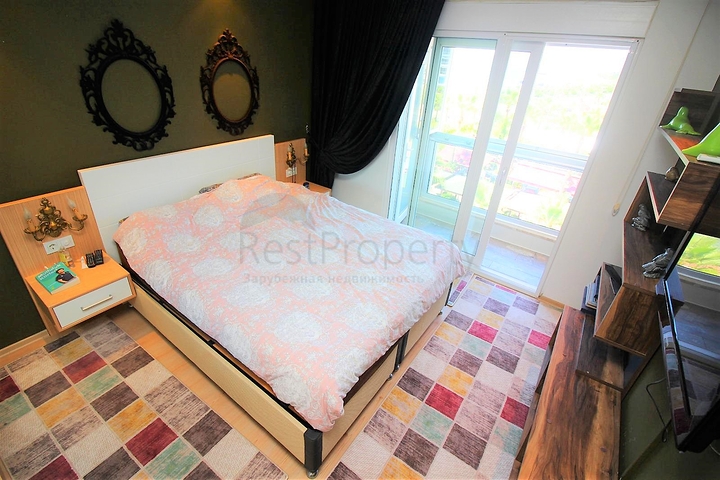 اطلالة بحر مباشرة - غرفة نوم وصالة مؤثثة في كاستل - الانيا 