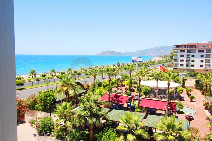 اطلالة بحر مباشرة - غرفة نوم وصالة مؤثثة في كاستل - الانيا 