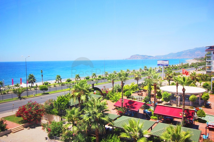 اطلالة بحر مباشرة - غرفة نوم وصالة مؤثثة في كاستل - الانيا 