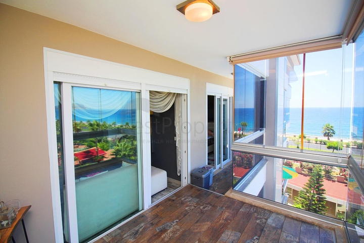 اطلالة بحر مباشرة - غرفة نوم وصالة مؤثثة في كاستل - الانيا 