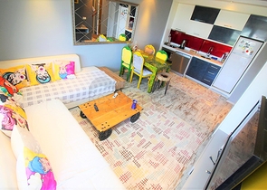 اطلالة بحر مباشرة - غرفة نوم وصالة مؤثثة في كاستل - الانيا 