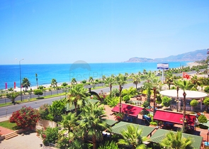 اطلالة بحر مباشرة - غرفة نوم وصالة مؤثثة في كاستل - الانيا 