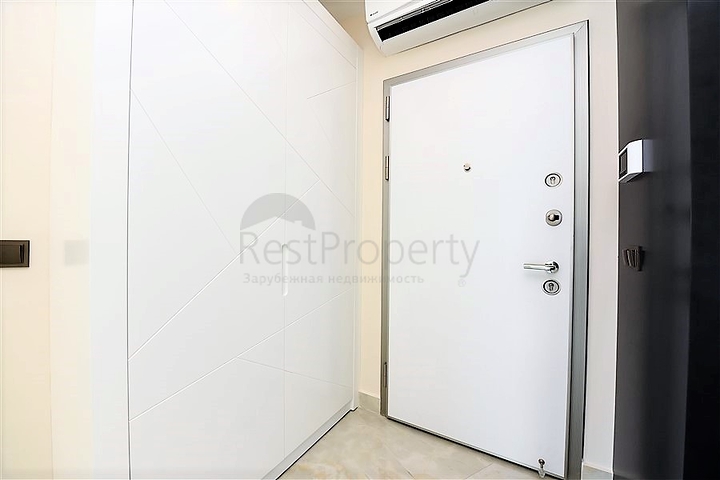 اطلالة بحرية مباشرة - شقة غرفة نوم وصالة ضمن مجمع سكني فخم  في مهموتلار - الانيا 