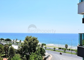 اطلالة بحرية مباشرة - شقة غرفة نوم وصالة ضمن مجمع سكني فخم  في مهموتلار - الانيا 