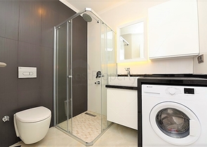 اطلالة بحرية مباشرة - شقة غرفة نوم وصالة ضمن مجمع سكني فخم  في مهموتلار - الانيا 