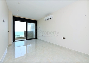 اطلالة بحرية مباشرة - شقة غرفة نوم وصالة ضمن مجمع سكني فخم  في مهموتلار - الانيا 