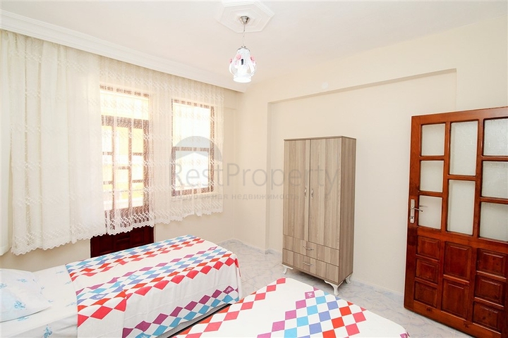 قريبة من الشاطئ - شقة غرفتين وصالة مؤثثة في مهموتلار- الانيا 