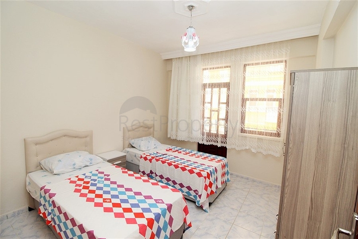 قريبة من الشاطئ - شقة غرفتين وصالة مؤثثة في مهموتلار- الانيا 