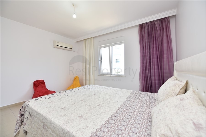 شقة للبيع في مهموتلار / الانيا - من تصميم غرفة نوم وصالة 