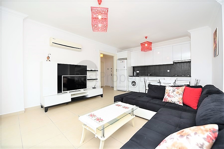 شقة للبيع في مهموتلار / الانيا - من تصميم غرفة نوم وصالة 