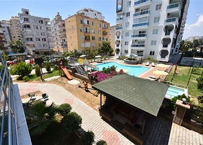 شقة للبيع في مهموتلار / الانيا - من تصميم غرفة نوم وصالة 