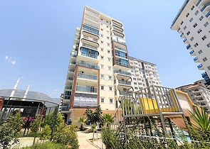 شقة للبيع في مهموتلار / الانيا - من تصميم غرفة نوم وصالة 