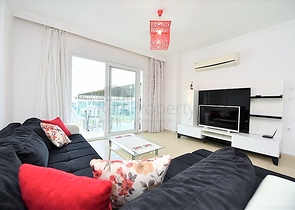 شقة للبيع في مهموتلار / الانيا - من تصميم غرفة نوم وصالة 