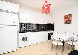 شقة للبيع في مهموتلار / الانيا - من تصميم غرفة نوم وصالة 