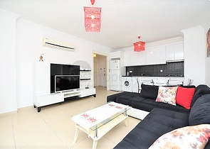 شقة للبيع في مهموتلار / الانيا - من تصميم غرفة نوم وصالة 