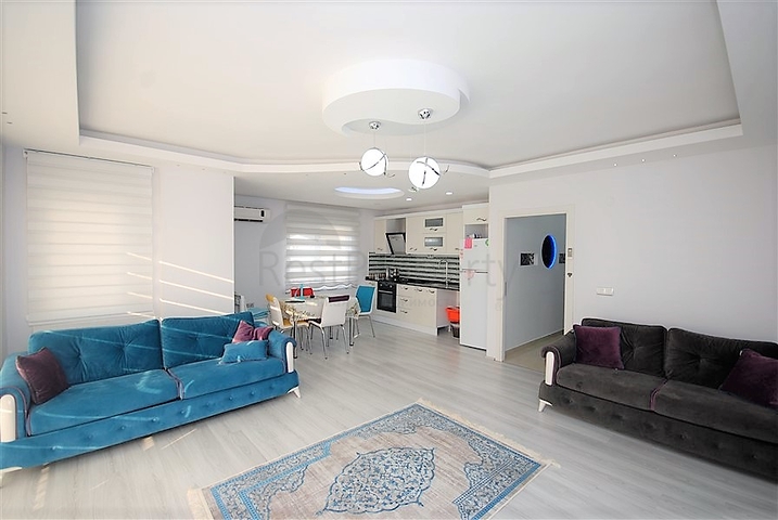 شقق للبيع في الانيا / انطاليا - من تصميم غرفتين وصالة مفروشة بالكامل وضمن مجمع سكني 