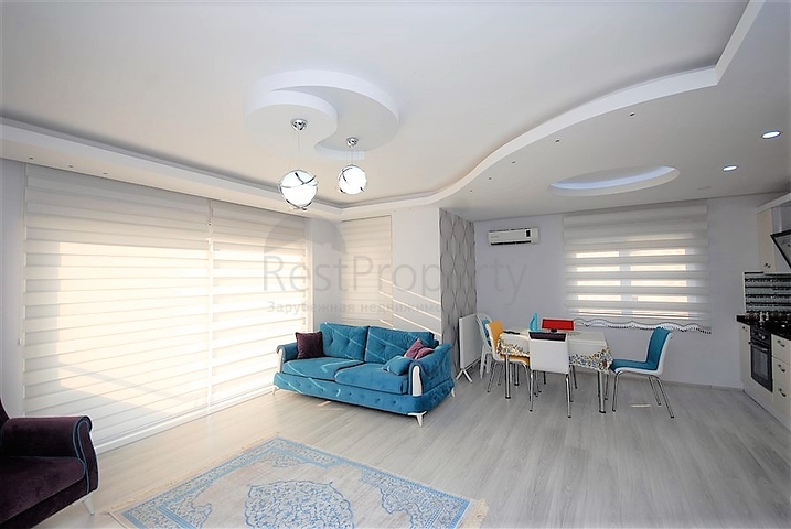 شقق للبيع في الانيا / انطاليا - من تصميم غرفتين وصالة مفروشة بالكامل وضمن مجمع سكني 