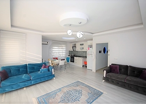 شقق للبيع في الانيا / انطاليا - من تصميم غرفتين وصالة مفروشة بالكامل وضمن مجمع سكني 