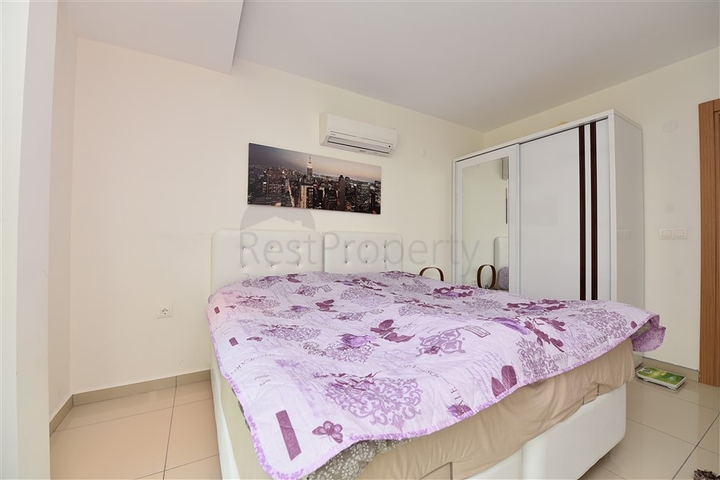 شقة مفروشة من تصميم غرفتين وصالة ضمن مجمع خمس نجوم جانب مول الانيوم في جيكجلي / الانيا 