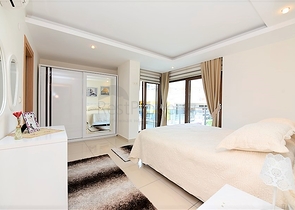 شقة مفروشة من تصميم غرفتين وصالة ضمن مجمع خمس نجوم جانب مول الانيوم في جيكجلي / الانيا 