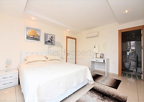 شقة مفروشة من تصميم غرفتين وصالة ضمن مجمع خمس نجوم جانب مول الانيوم في جيكجلي / الانيا 