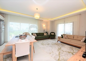 غرفتين وصالة مفروشة ضمن مجمع سكني قريب من البحر في كاستل / الانيا 