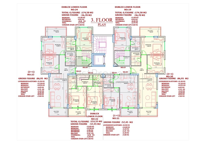 مجمع سكني حديث في افسلار / الانيا 