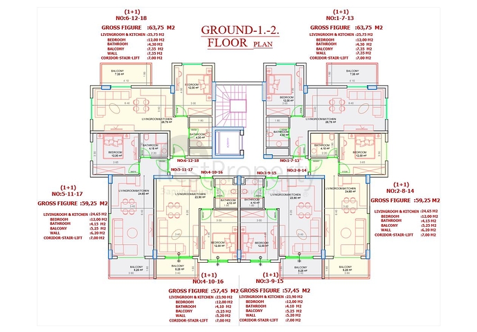 مجمع سكني حديث في افسلار / الانيا 