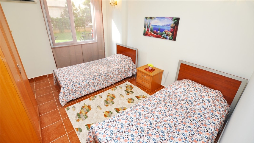 شقة غرفتين وصالة مفروشة قريبة من البحر في مهموتلار / الانيا 