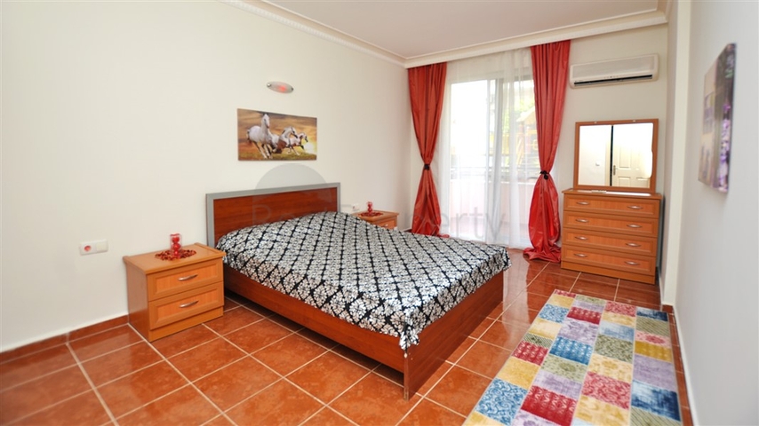 شقة غرفتين وصالة مفروشة قريبة من البحر في مهموتلار / الانيا 