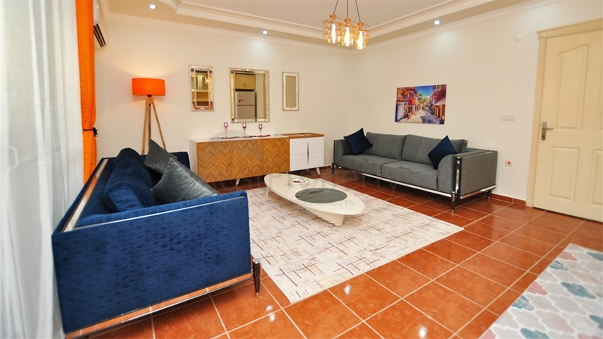 شقة غرفتين وصالة مفروشة قريبة من البحر في مهموتلار / الانيا 