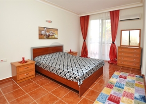 شقة غرفتين وصالة مفروشة قريبة من البحر في مهموتلار / الانيا 