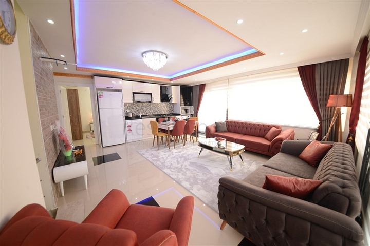 دوبلكس فاخرة مع تراس واسع واطلالة جبلية ساحرة في مهموتلار / الانيا 