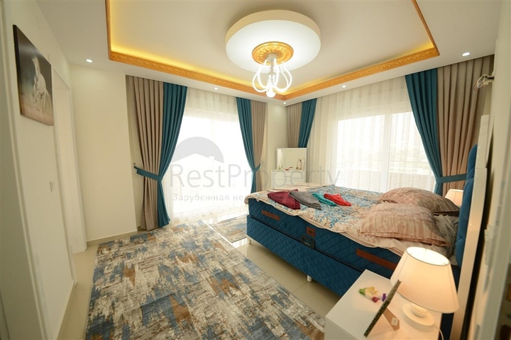 دوبلكس فاخرة مع تراس واسع واطلالة جبلية ساحرة في مهموتلار / الانيا 