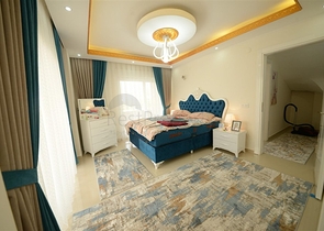 دوبلكس فاخرة مع تراس واسع واطلالة جبلية ساحرة في مهموتلار / الانيا 