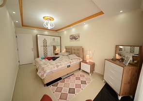 دوبلكس فاخرة مع تراس واسع واطلالة جبلية ساحرة في مهموتلار / الانيا 