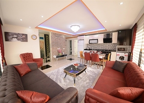 دوبلكس فاخرة مع تراس واسع واطلالة جبلية ساحرة في مهموتلار / الانيا 