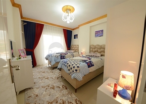 دوبلكس فاخرة مع تراس واسع واطلالة جبلية ساحرة في مهموتلار / الانيا 