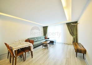 اطلالة بحرية مباشرة- شقة مؤثثة تصميم غرفة  نوم وصالة ضمن مجمع سكني حديث في كاركي جاك - الانيا 